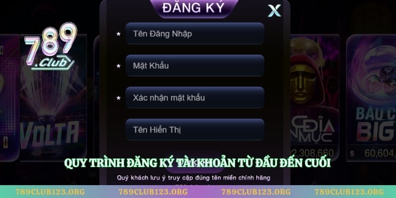 Quy trình đăng ký tài khoản từ đầu đến cuối