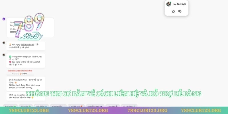 Thông tin cơ bản về cách liên hệ và hỗ trợ dễ dàng